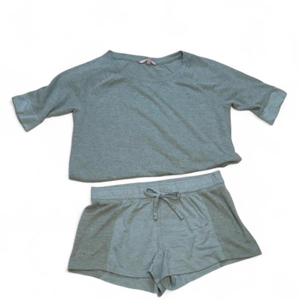 Vintage Victoria's Secret Sage Green Knit Two Piece Matching Lounge Set